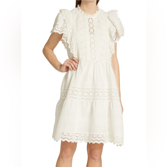 NWT Sea Georgina Eyelet Tunic Dress - Picture 5 of 8